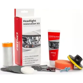 Auto-moto AMIO Sada na leštění světlometů