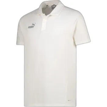 Pánské tričko PUMA Tričko Puma Teamfinal Casuals Polo, Šedá, Muži L BÍLÁ|ŠEDÁ