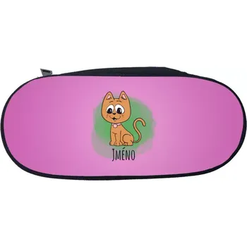 Penál Pouzdro pro děti - Kočička - černá