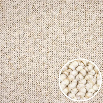 Koberec AKCE: 250x250 cm Kusový koberec Wolly 610 sv. béžová - obšitý ze všech stran, šíře, béžová, filc, ložnice, Balta - 1 rok na vrácení + DOPRAVA ZDARMA k Vám i zpět