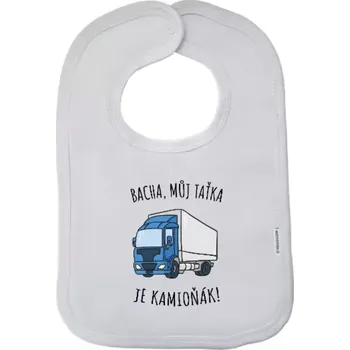 Bryndák Dětský bryndák Bacha, můj taťka je kamioňák!