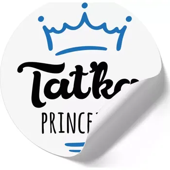 Samolepící dekorace Samolepka Taťka princezny