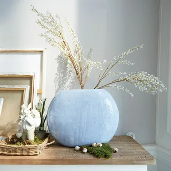 Váza Váza Terclac, modrá, V/Š/H cca 36/46/21 cm