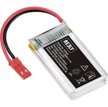 RC vybavení Reely RE-7853487 akupack Li-Pol (modelářství), 3.7 V, 800 mAh, články 1, 25 C, Softcase, BEC