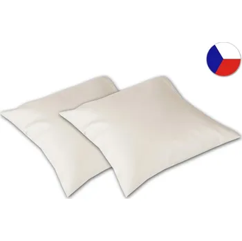 Dekorativní polštářek Saténový dekorační polštářek 40x40 GEON Jednobarevný krémový