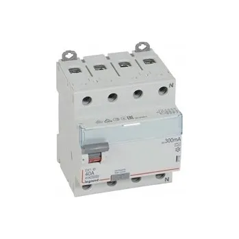Proudový chránič PROUDOVÝ CHRÁNIČ P 304 40A 300MA TYP A ŘADY DX3 Legrand 411780