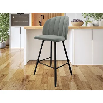 Barová židle Mirjan_zondo Barová židle Kayro (šedá)