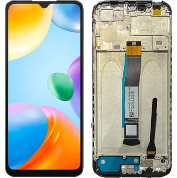 LCD + dotyk + přední kryt pro Xiaomi Redmi 10A, black ( Service Pack ) + DOPRAVA ZDARMA