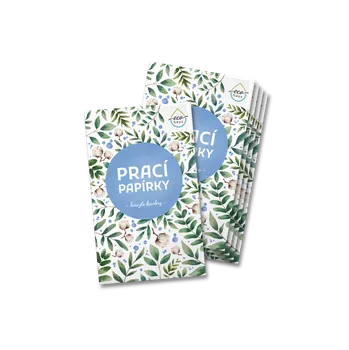 Prací prášek Výhodné balení: Prací papírky EcoHaus kouzlo bavlny (celkem 25 praní)