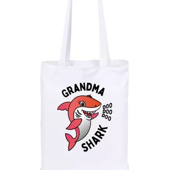 Látková taška Grandma Shark