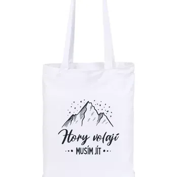 Látková taška Hory volají, musím jít
