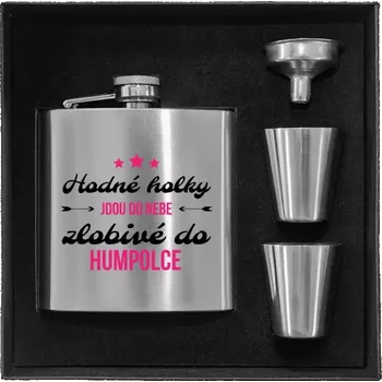 Placatka Placatka v krabičce Hodné holky jdou do nebe, zlobivé do... (vlastní město)