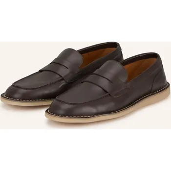 Pánské mokasíny Dolce & Gabbana Pánské Penny Mokasíny Dorada, tmavě hnědá, 46