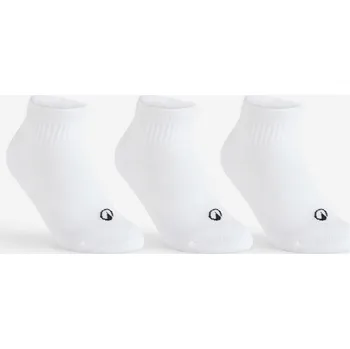 ARTENGO Dětské polovysoké tenisové ponožky RS100 bílé 3 páry 27/30 BÍLÁ