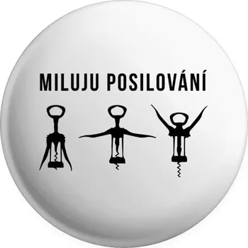 Placka Miluju posilování