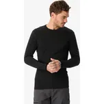 SIMOND Pánské tričko s dlouhým rukávem 100% vlna merino Merino 100 % L ČERNÁ