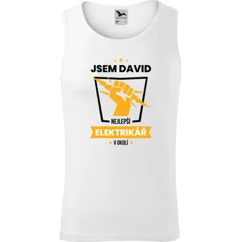 Pánské tílko Pánské tílko Nejlepší v okolí - elektrikář