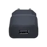 Solight USB nabíjecí adaptér, 1x USB, 2400mA, AC 230V, černý DC47