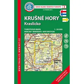 KČT 3 Krušné hory-Kraslicko 1:50T / Turistická mapa, 1. vydání
