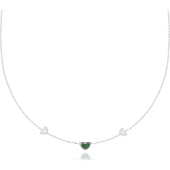 Náhrdelník Olivie Náhrdelník z bílého zlata SRDCE Au 585/1000 Au 585; ≤1,70 g.