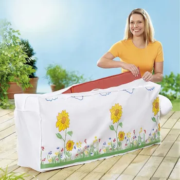 Krycí plachta Die moderne Hausfrau Ochranný obal na polstry Slunečnice, 125 x 50 x 32 cm 636446