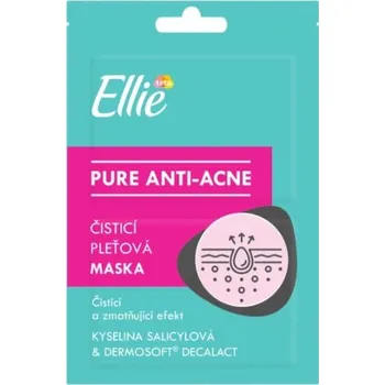 Pleťová maska Ellie čistící maska 2x8ml anti acne