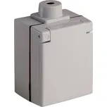 ABL Sursum 2441860 zásuvka na omítku IP44 šedá