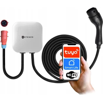 Nabíjecí stanice pro elektromobil Nabíječka Defenzo Wallbox Home Smart 11kW, kabel 5m, WiFi, aplikace, RFID