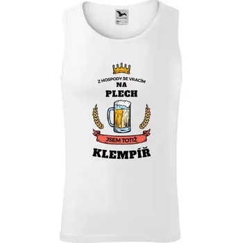 Pánské tílko Pánské tílko Z hospody se vracím - Klempíř