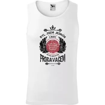 Pánské tílko Pánské tílko Byl jsem jedním z davu, ale pak jsem se stal prodavačem