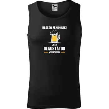 Pánské tílko Pánské tílko Nejsem alkoholik! Jsem degustátor workoholik
