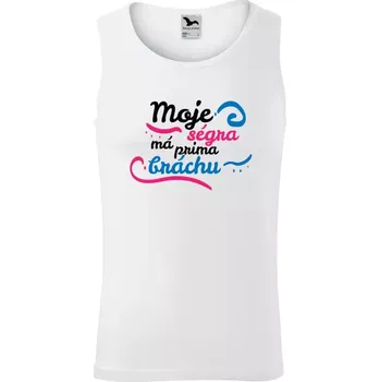 Pánské tílko Pánské tílko Moje ségra má prima bráchu