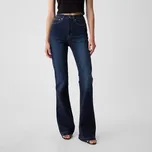 Džíny GAP 70S Flare High Rise Dk Holzer Jeans Dark Wash W31