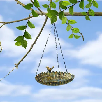 Krmítko pro ptáka Die moderne Hausfrau Závěsné pítko pro ptáky Golden 838363