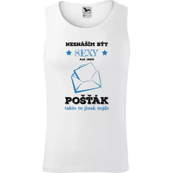 Pánské tílko Pánské tílko Nesnáším být sexy, ale jsem pošťák