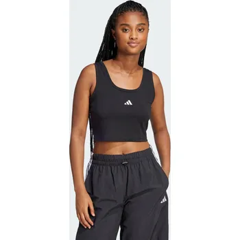 ADIDAS Tílko Essentials Small Logo Cotton Lifestyle XL BÍLÁ|ČERNÁ