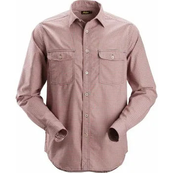 Pánská košile Snickers Workwear | Košile kostkovaná AllroundWork červená - Červená / XL / XL / červená