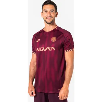 Fotbal KIPSTA Fotbalový dres s krátkým rukávem Viralto II OilPixl 2XL FIALOVÁ|ORANŽOVÁ|RŮŽOVÁ