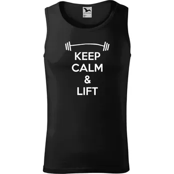 Pánské tílko Pánské tílko Keep calm and lift