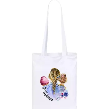 Látková taška Jsem máma - holčička a holka