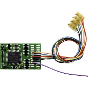 Modelová železnice TAMS Elektronik 41-04432-01 LD-G-43, NEM 652 lokomotivní dekodér modul, se zástrčkou