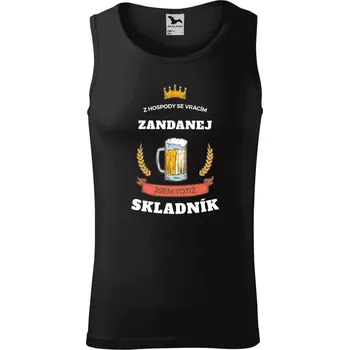 Pánské tílko Pánské tílko Z hospody se vracím - Skladník