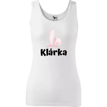 Dámské velikonoční tílko Růžová ouška se jménem