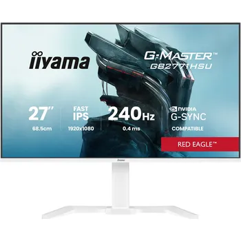 Monitor iiyama G-Master/GB2771HSU-W1/27"/IPS/FHD/240Hz/0,4ms/Bílá/3R