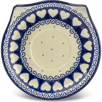 Talíř Keramický talíř / podšálek kočička Ceramika Artystyczna Bolesławiec 14,5 cm - dek. 375MX