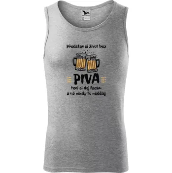 Pánské tílko Pánské tílko Představ si život bez piva