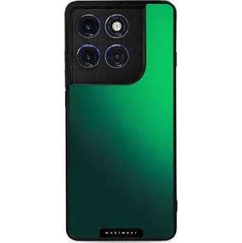 Lesklý kryt Mobiwear Glossy - Motorola Edge 60 Pro - Zelený - VÝPRODEJ (Prémiové lesklé pouzdro, obal, kryt Mobiwear Glossy na mobil Motorola Edge 60 Pro - materiál Plast + TPU silikon - krytí po všech stranách, neošoupatelný potisk, tenké provedení,)