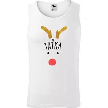 Pánské tílko Pánské vánoční tílko Vánoční sob - taťka