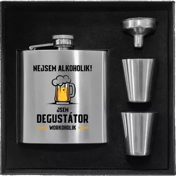 Placatka Placatka v krabičce Nejsem alkoholik! Jsem degustátor workoholik