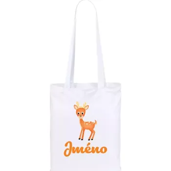 Látková taška Srneček se jménem